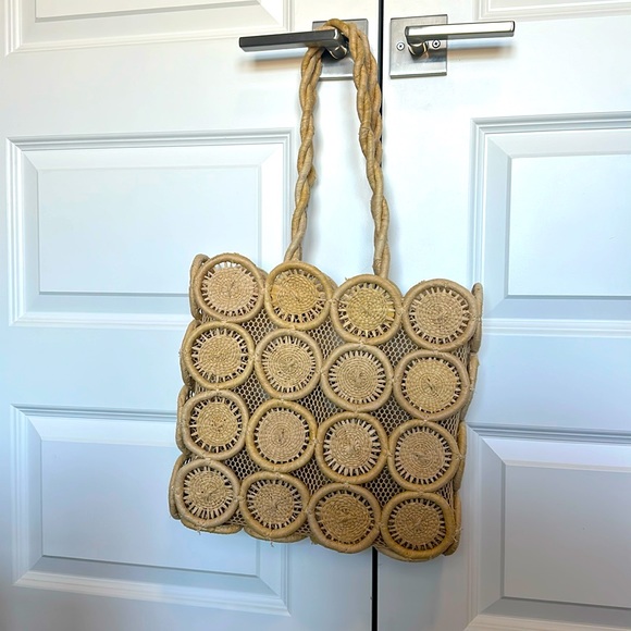 Madewell Handbags - Madewell straw tote bag